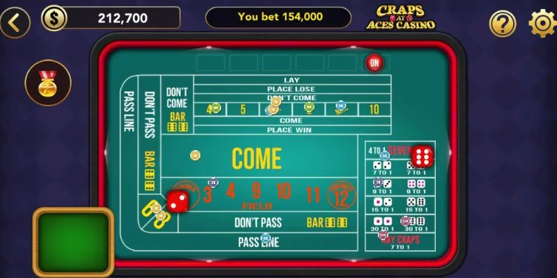 Chinh phục Craps game với đa dạng hình thức đặt cược, chiến thắng mọi ván chơi!