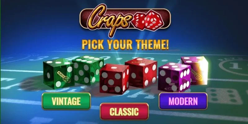 Craps game là một trò chơi hấp dẫn, dễ dàng thắng lớn